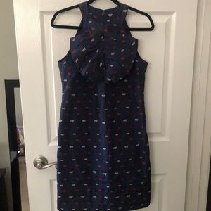 Banana Republic navy sleeveless dress